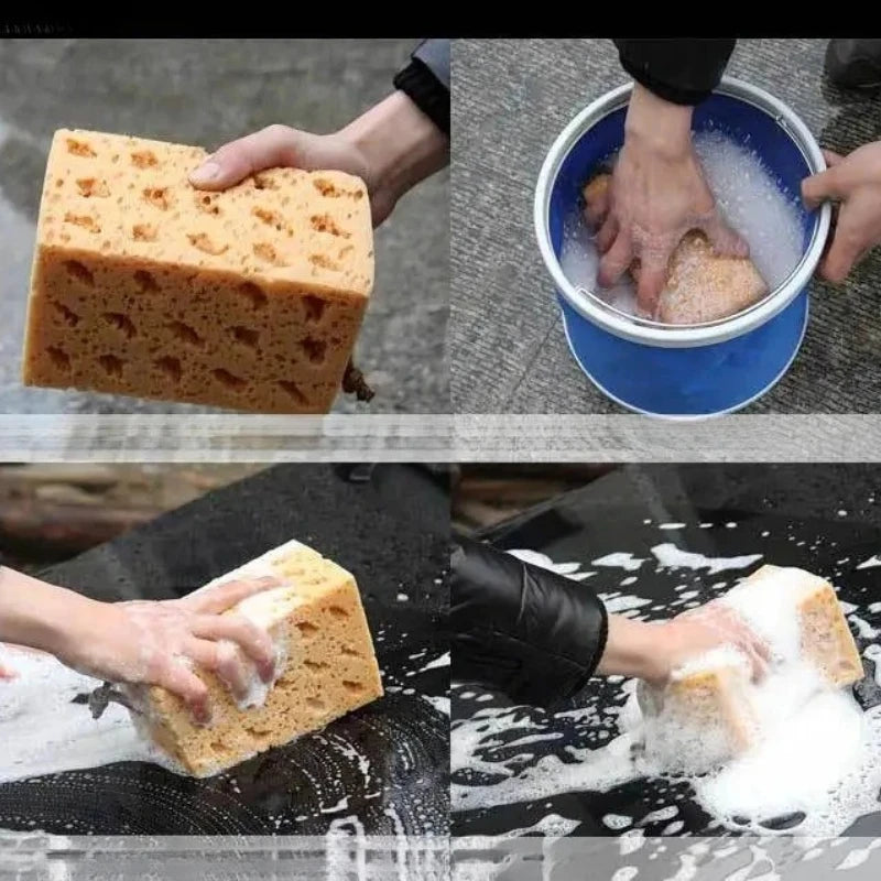 Car Wash Sponge Block Automotive Motorcycle Cleaning Supplies Large Size Honeycomb Sponge Brush