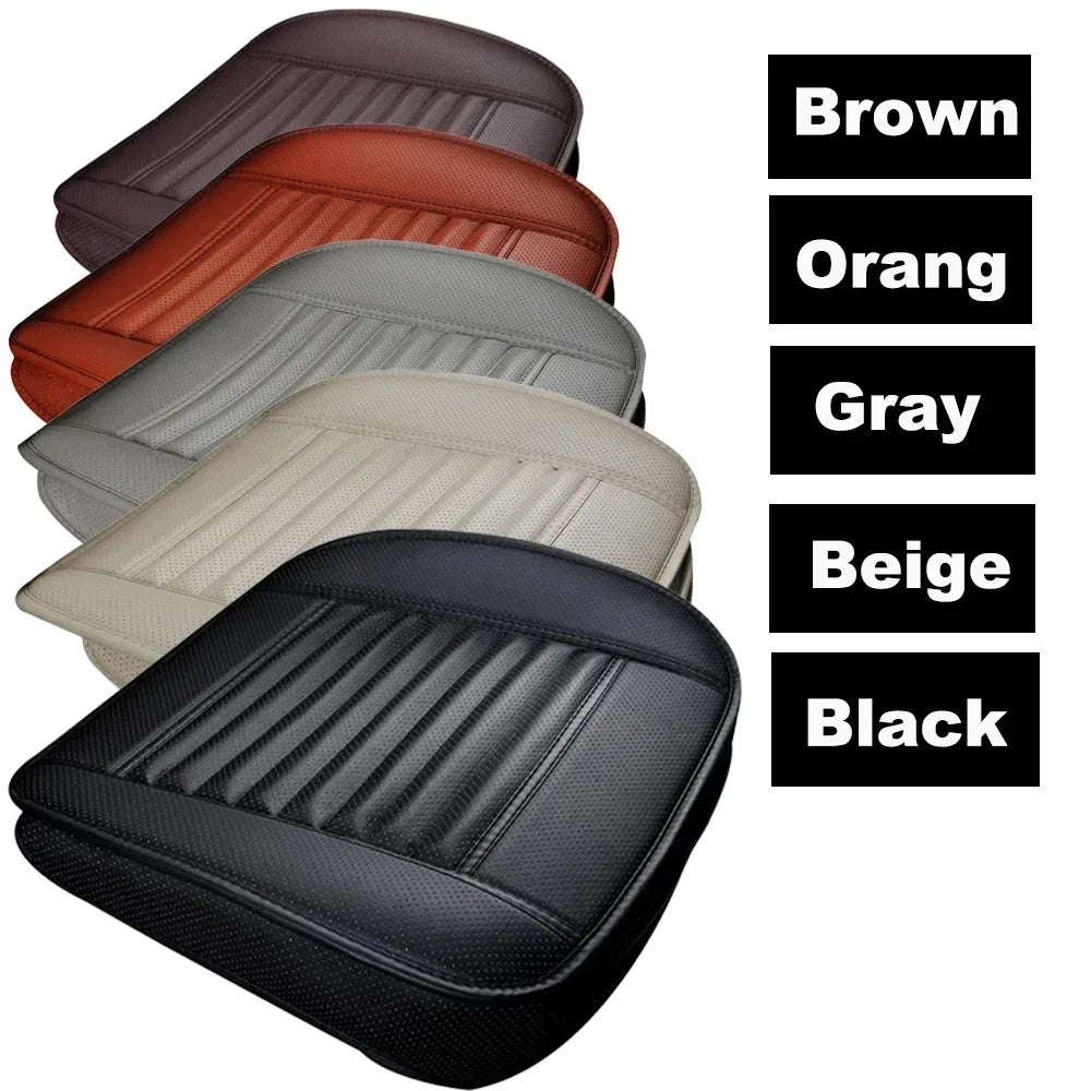 Universal Car Seat Cover Breathable PU Leather Pad Mat For Auto Chair Cushion Car Front Seat Cover Four Seasons Anti Slip Mat