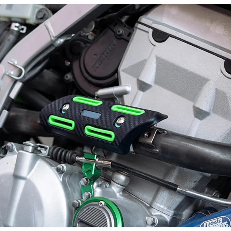 Motorcycle Exhaust Heat Insulation Protector Retrofit Motorbike Universal Anti-scalding Guard Exhaust Heat Insulation Guard