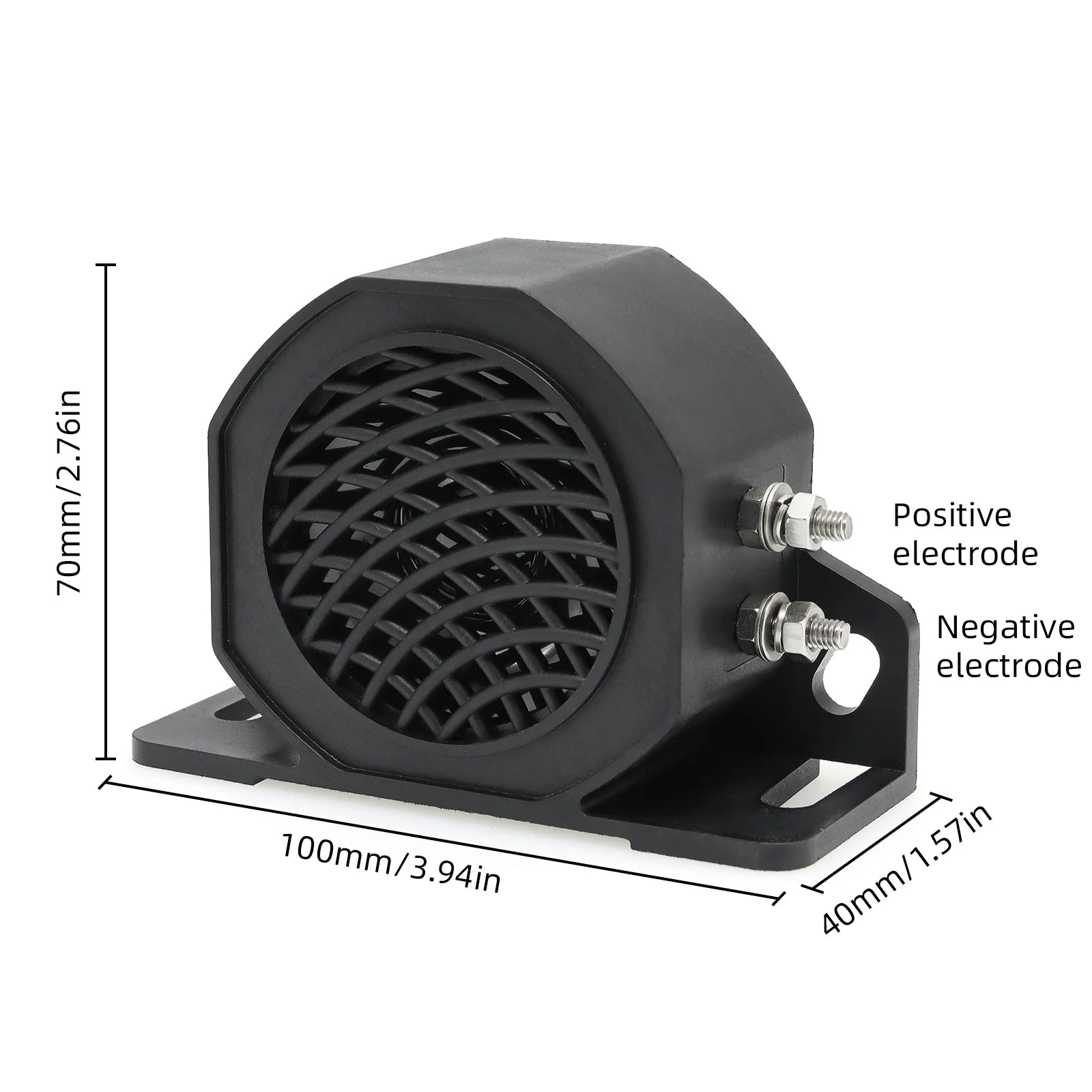 105dB Decibel Backup Reversing Horn Waterproof Siren Beeper Buzzer Sound Alarm for Car Truck For Vehicle Reverse Reminder 12-24v