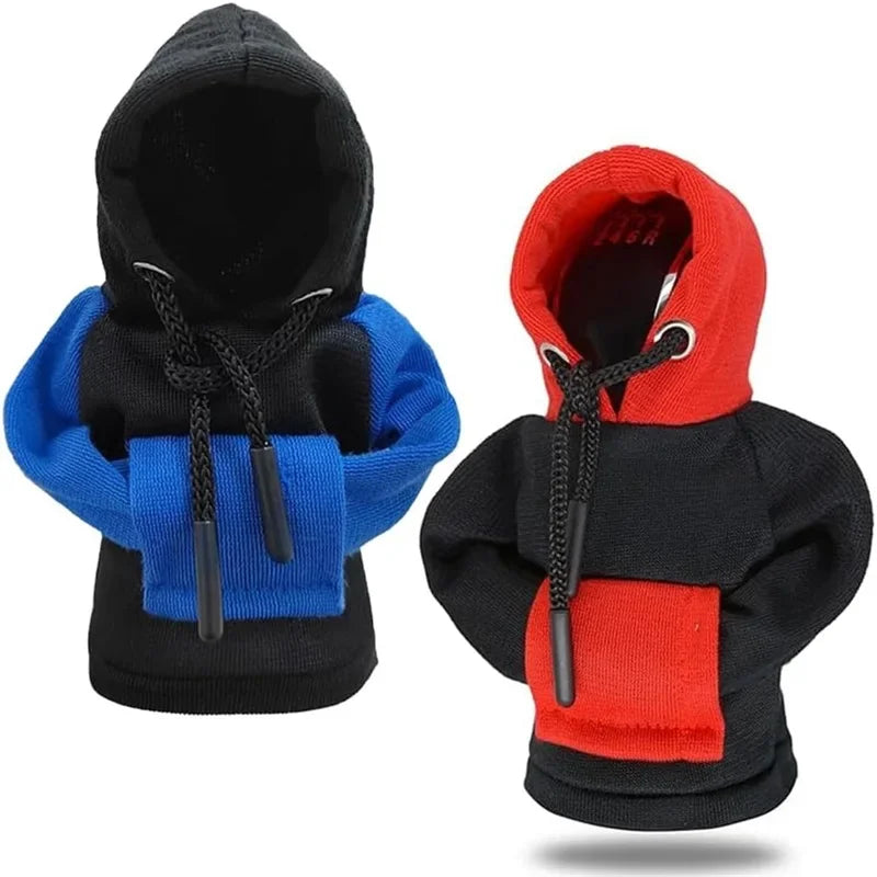 Hoodie Universal Car Shift Lever Interior Decor Gear Shift Hoodie Cover Shift Cover Gear Handle Decoration Fits Manual Automatic