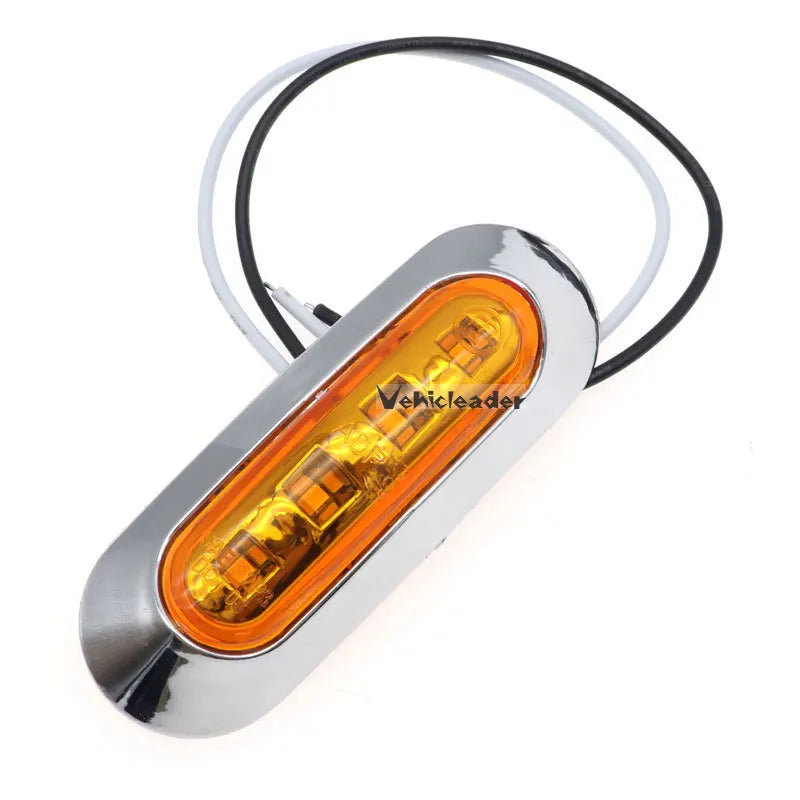 Waterproof 4 LED Side Mark Lamp Clearance indicator Light Car Truck Trailer Lorry 12V-24V light Red/White/Amber/Blue/Green