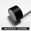 Carbon Fiber Car Stickers Self-adhesive Automotive Wrap Tape Matte Black Protective Car Film 3D Vinyl Door Strip Accessories