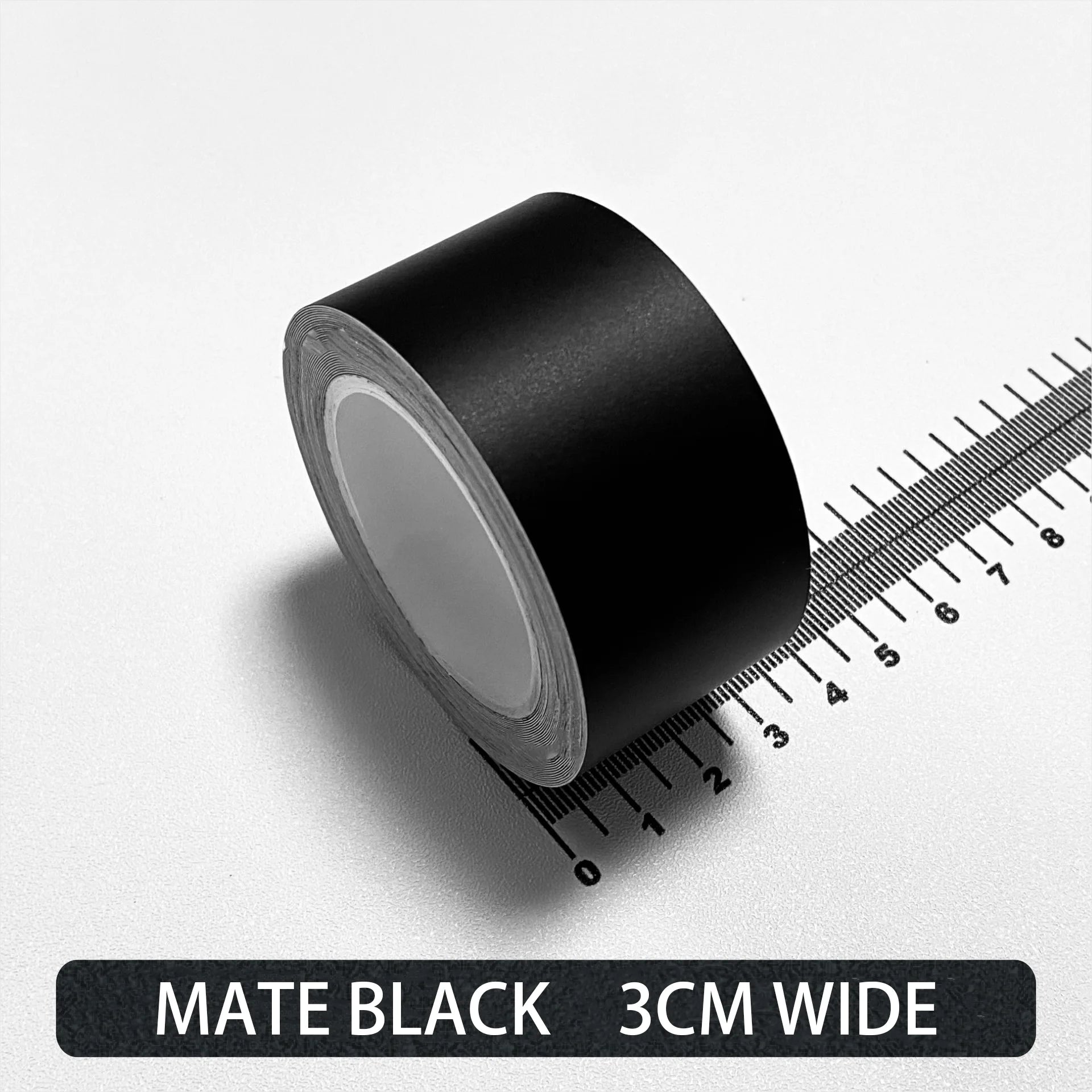 Carbon Fiber Car Stickers Self-adhesive Automotive Wrap Tape Matte Black Protective Car Film 3D Vinyl Door Strip Accessories