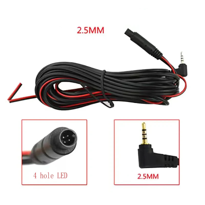 4-pin HD car rearview mirror Reversing 12LED infrared night vision camera Wide Angle 170 degree parking camera Car Accessories