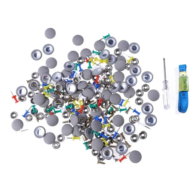 10/30/60Pcs Car Interior Roof Buckles Headliner Ceiling Cloth Fixing Screw Care Fabric Buckle Rivets Retainer Cap Repair Tools