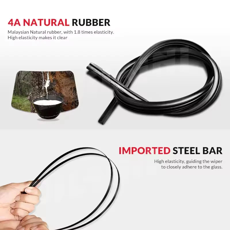 BEMOST Car Wiper Blades Front Window Windshield Rubber Refill Wiper For GMC Sierra 3500 2001-2006 22"+22" Car Accessories