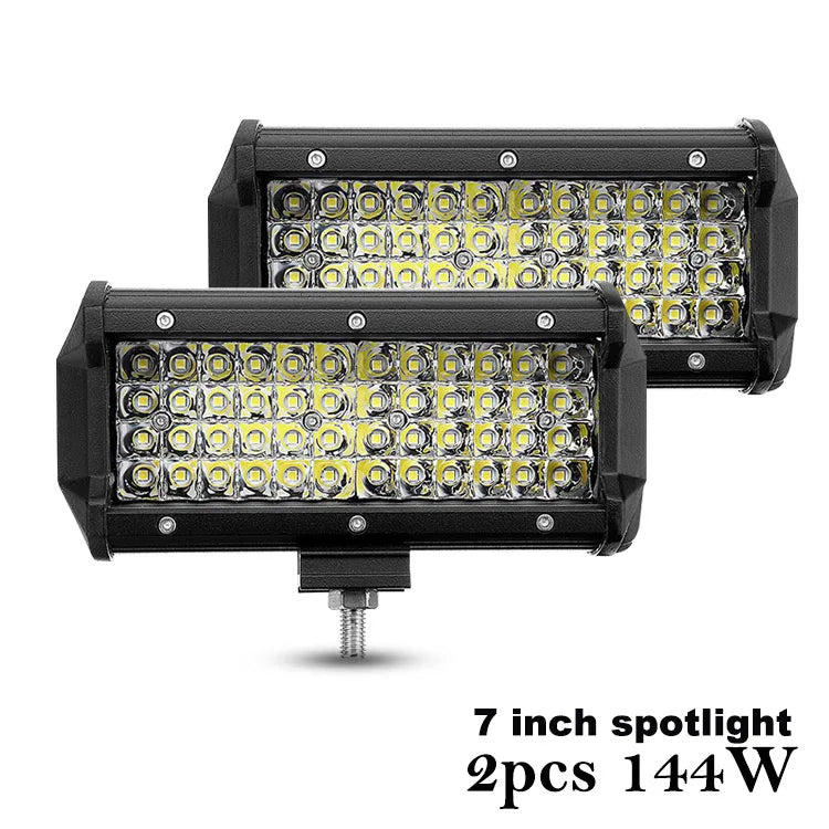 NLpear Car LED Light Bar/Work Light Offroad Spot Flood Combo LED Bar For Truck Car SUV 4x4 Boat ATV Barra LED 12V 24V Headlights
