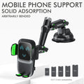 Suction Cup Phone Holder Windshield/Dashboard/Window Universal Suction Cup Car Phone Holder Mount with Sticky Gel Pad Compatib