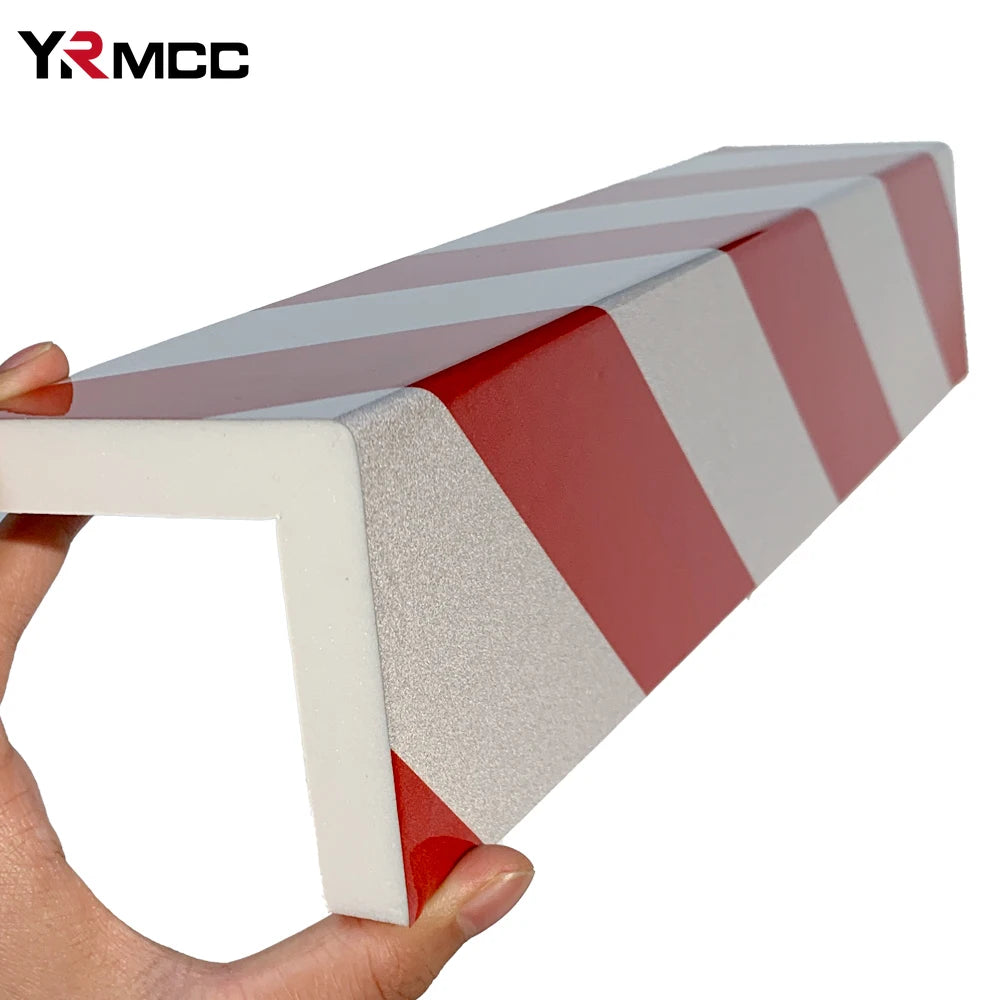 4PCS Garage Wall Protector Door Bumper Foam Car Stickers Parking Protector Exterior Anti-collision Adhesive Scratch Warning Sign