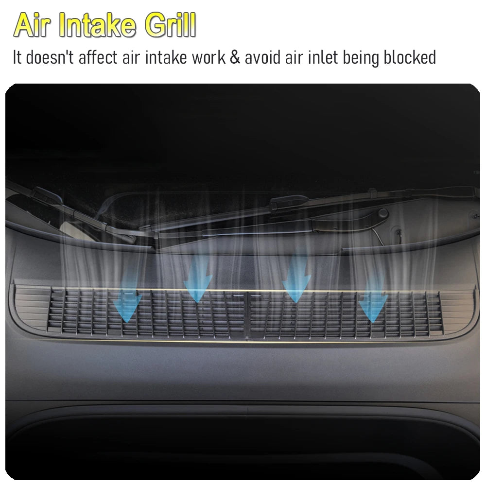 For Tesla Model Y Juniper 2025 2026 Insect-proof Net Front Trunk Anti Insect Dust Inner Vent Grille Air Inlet Protective Cover