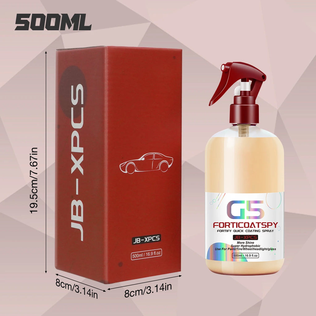 Car Ceramic Nano Coating High Protection Shine Ceramic  Crystal Hydrophobic Hand Spray Nano Polishing Paint Wax G5