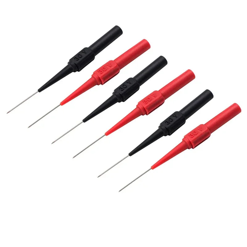 0.7mm 30V Car Tip Probes Diagnostic Tools Auto Multimeter Test Leads Extention Back Piercing Needle Tip Probes Mechanical Tools