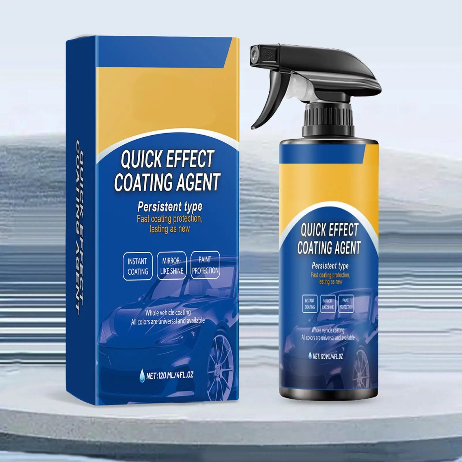 Ceramic Coating Spray for Vehicles Scratch Remover Agent for Car High Protection Long-Lasting Vehicles Coating Spray for Auto