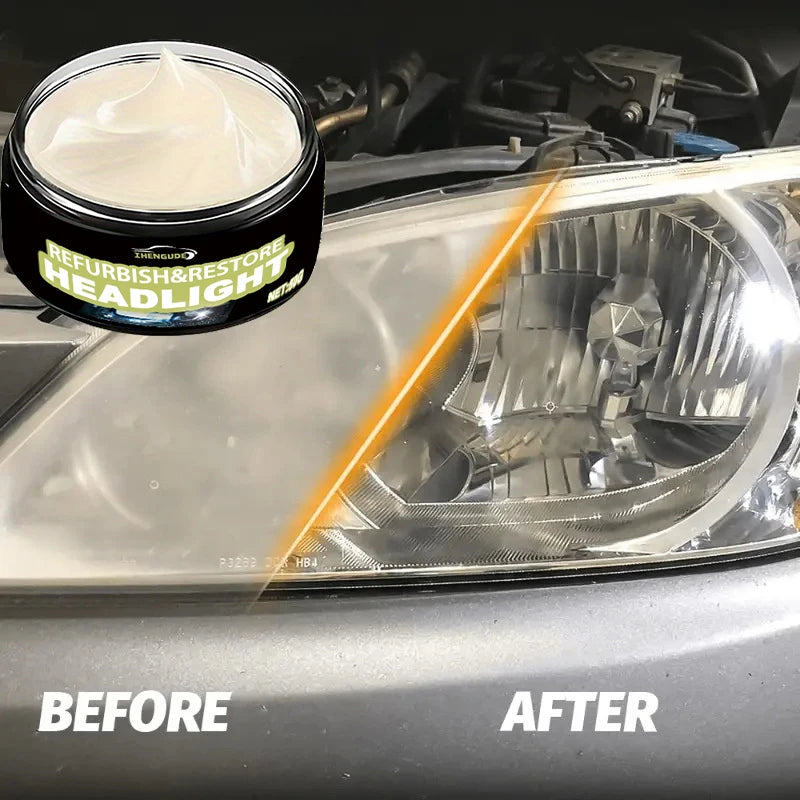 1 Piece of Glass Polishing Compound Cleaner, Window Cleaner, Glass Scratch Remover, Car Glass Cleaning Powder Paste, Safe Windshield Polishing Wax