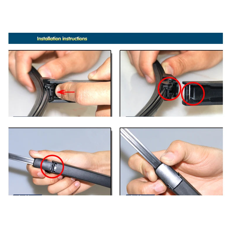 Erick's Wiper 11" Rear Wiper Blade & Arm Set Kit For VW Polo 6N 6KV 1994 - 2002 Windshield Windscreen Tailgate Window Rain Brush