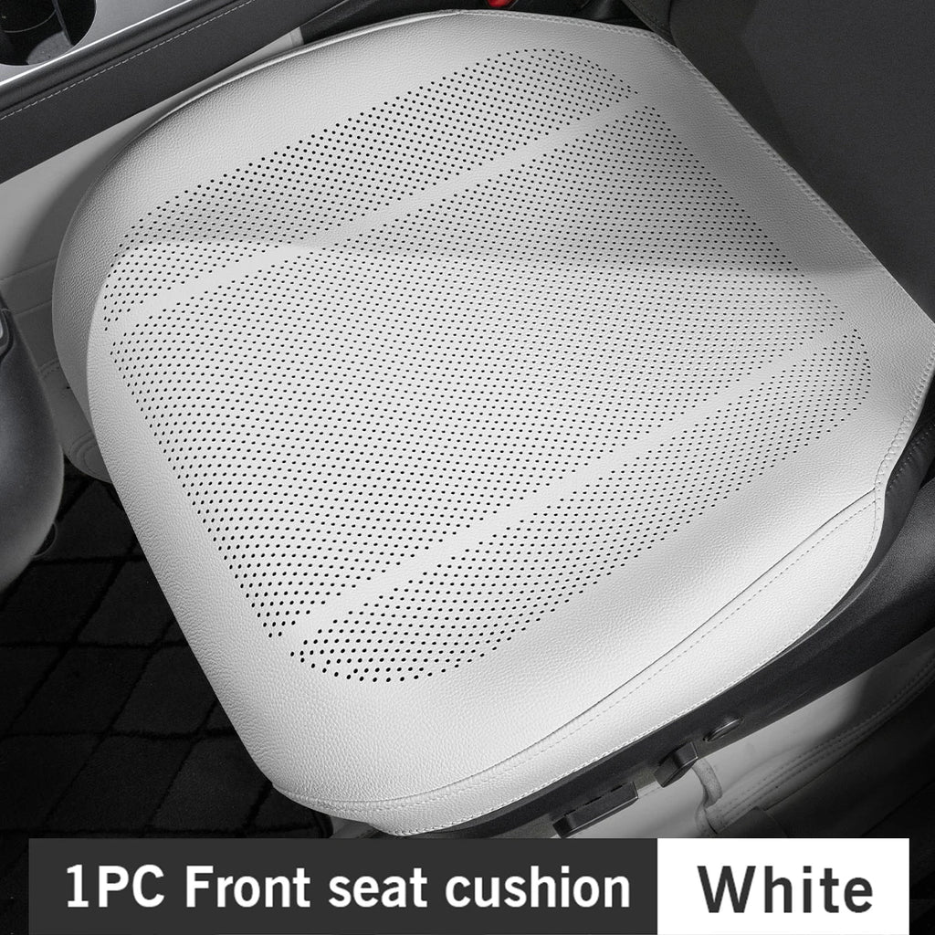 For Tesla Car Seat Cover Full Surround Protective Covers Breathable Sweatproof Four Seasons Nappa Leather Seat Cushion