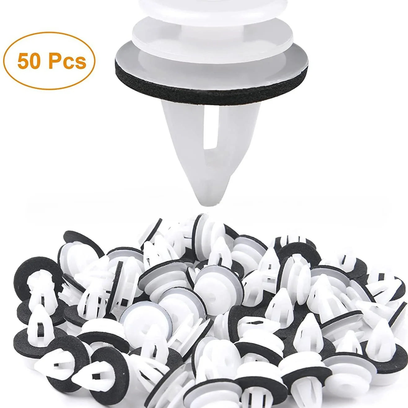 50Pcs Door Panel Card Trim Clips Fixing Rivets 51418224768 For BMW X1 X2 X3 X4 X5 X6 Z4 E61 E82 E90 E91 E92 E93 F20 F22 MINI