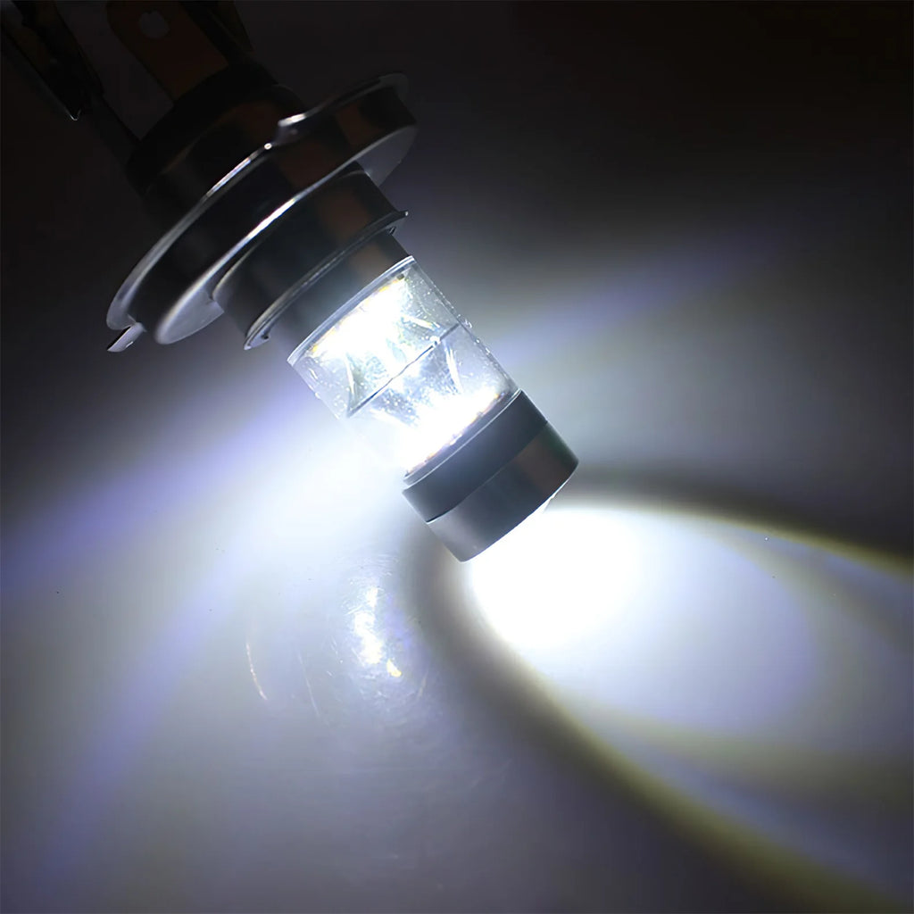 2PCs H4 H7 LED Car Fog Headlight DRL Bulbs Super Bright White Led Car Driving Fog Light Lamp Auto Fog Lamps Auto Accessories