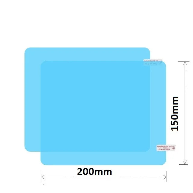 2Pcs Car Rearview Mirror Rainproof Film Side Window Water Repellent Film Reverse Reflector Anti Fog Clear Water Rainproof Film