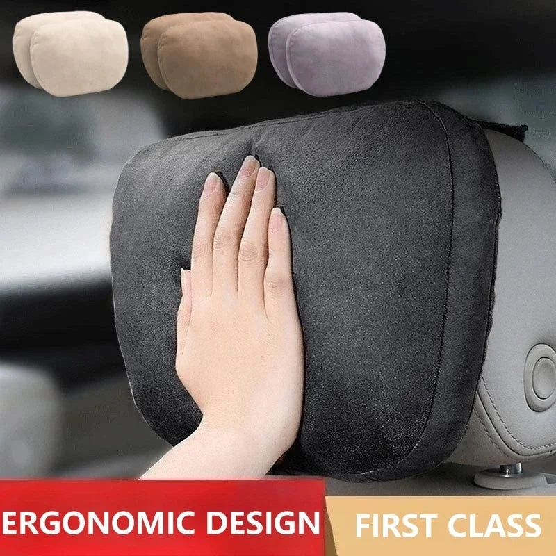 Top Quality Car Headrest Neck Support Seat Soft Neck Pillow Breathable For Maybach S Class Design Universal Protector Neck