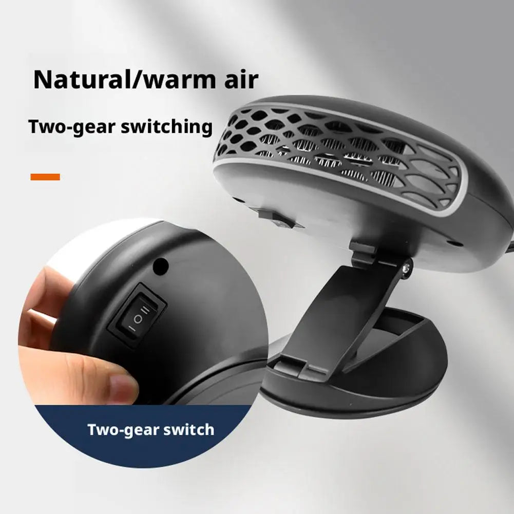 12V 24V Car Heater Fan 150W Electric Cooling Heating Auto Windshield Defroster Defogging Demister Anti Fog Heater For Car Fan