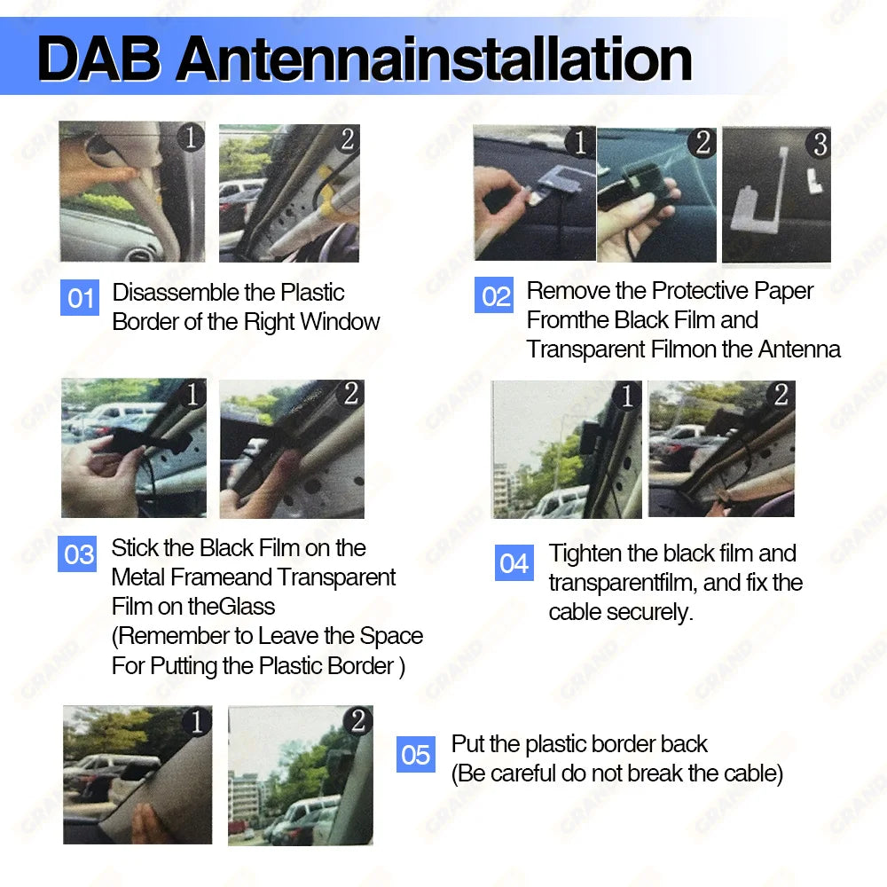 Dual DAB+ Modul DAB Box Digital Signal Receiver DAB+ Receiver Antenna Aerial USB Interface Portable For Android Car Radio Stereo