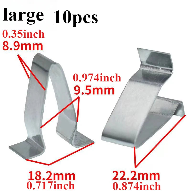 10/20/30/50pcs Metal Trim Panel Clips For Skoda For Passat  Boot Tailgate Interior Lining Car Accessory car accessories interior