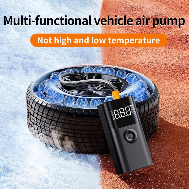 Multi-Function 4 In 1 Car Jump Starter Air Pump Air Compressor Power Bank 10KmAh Car Battery Starter Starting Auto Tyre Inflator