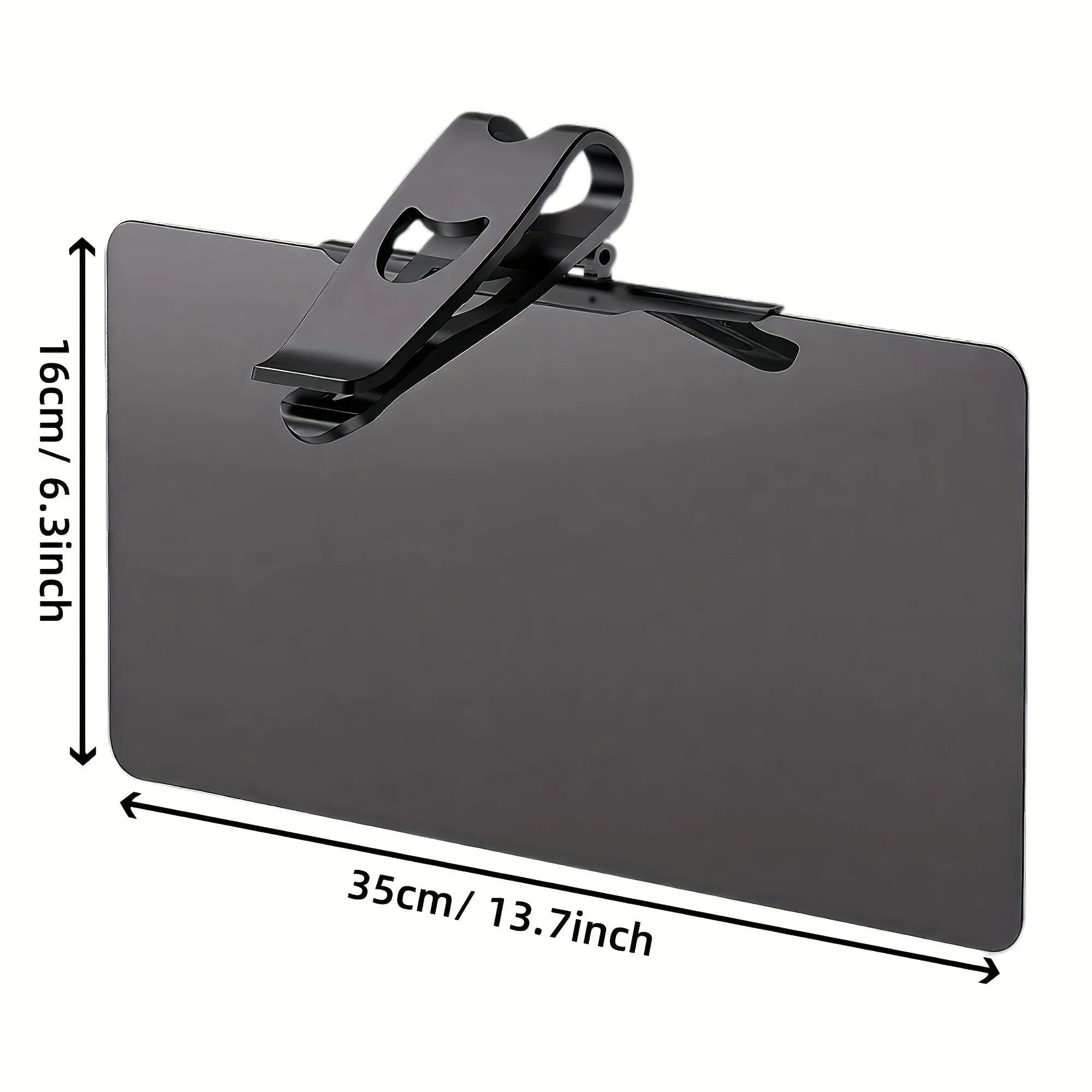 1pc Large Polarized Car Sun Visor Extender with UV400 Protection & Secure Buckle Attachment - Anti-Snow Blind, High-Quality