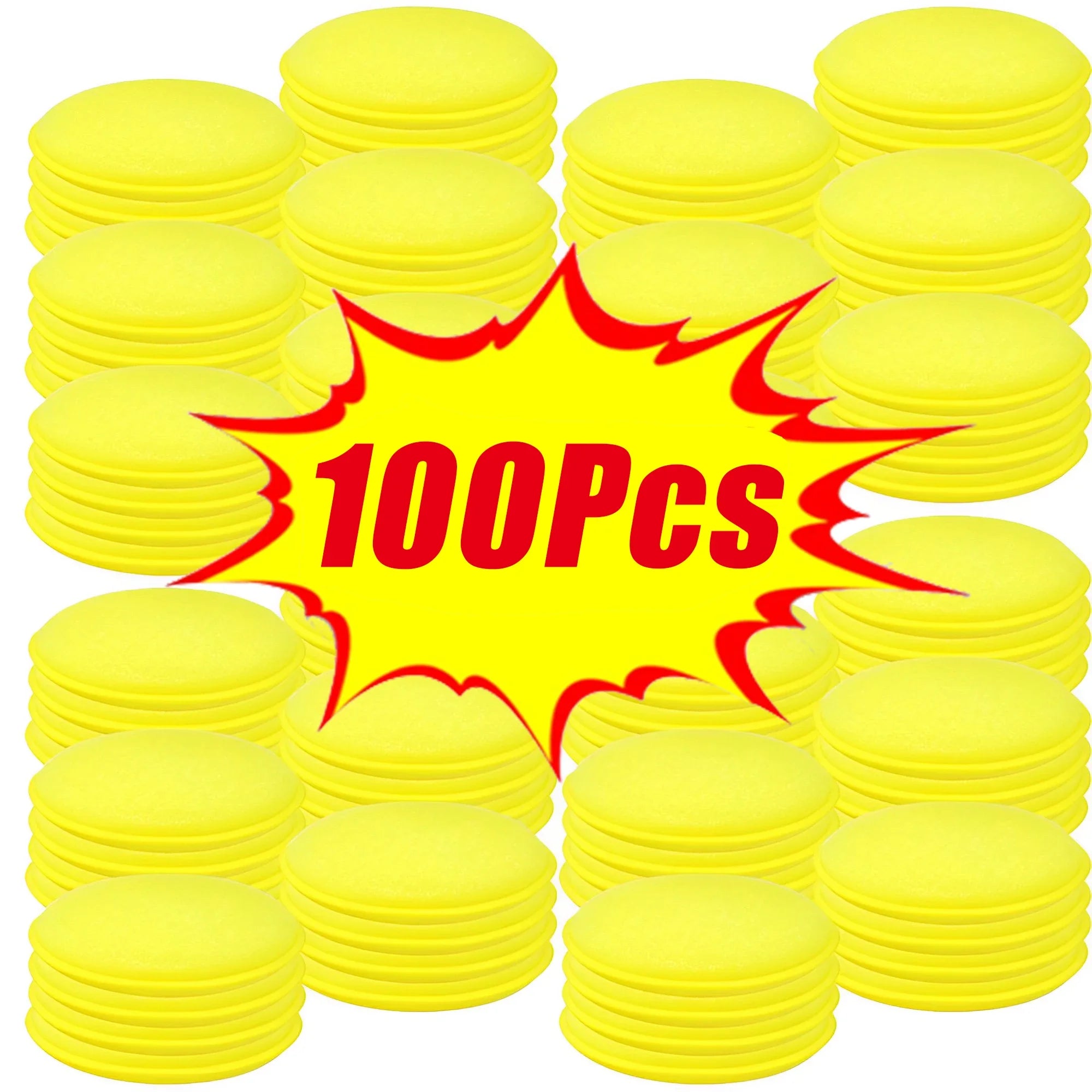 Car Waxing Foam Polish Sponges Applicator Detail Washing Pads Wax Soft Sponge Cleaning Accessories Dust Remove Car Cleaning Tool