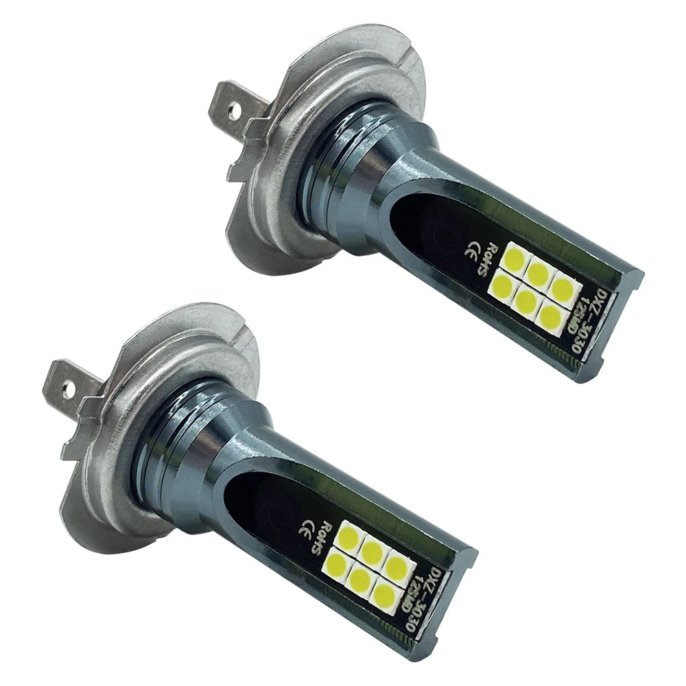 2Pcs Super Bright H4 H7 Led Bulb Car Headlight Motorcycle H1 H3 H8 H9 H11 Auto Fog Lamps 9005 9006 HB3 HB4 Light 12v 24V 80W