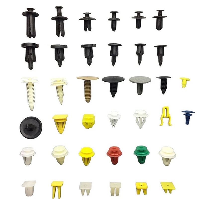 200/500 Pcs Car Clips Fastener Screws Bumper Interior Decoration Auto Nylon Random Mixing Universal Accessories