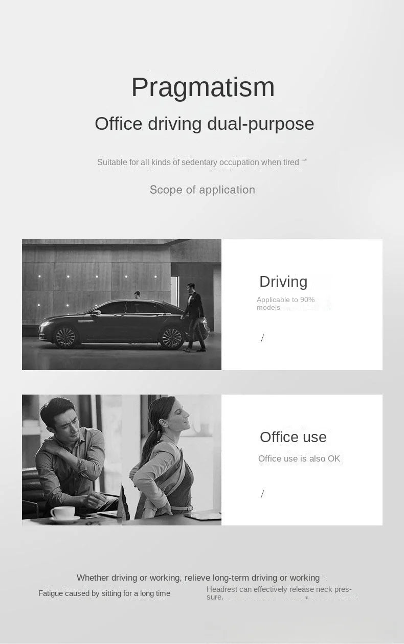 Top Quality Car Headrest Neck Support Seat Soft Neck Pillow Breathable For Maybach S Class Design Universal Protector Neck