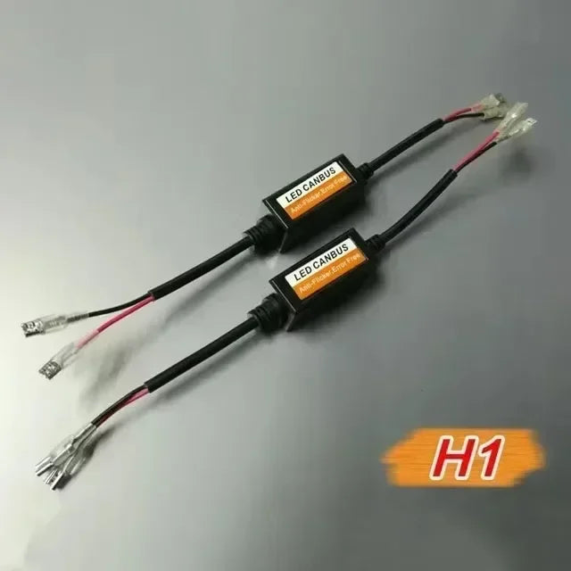 NEW 1/2/4PCS LED Canbus Car Headlights Error Free Resistor for SUV Fog Lights H4 H7 H1 H11 9006 9007 Adapter Anti-Flicker Tools