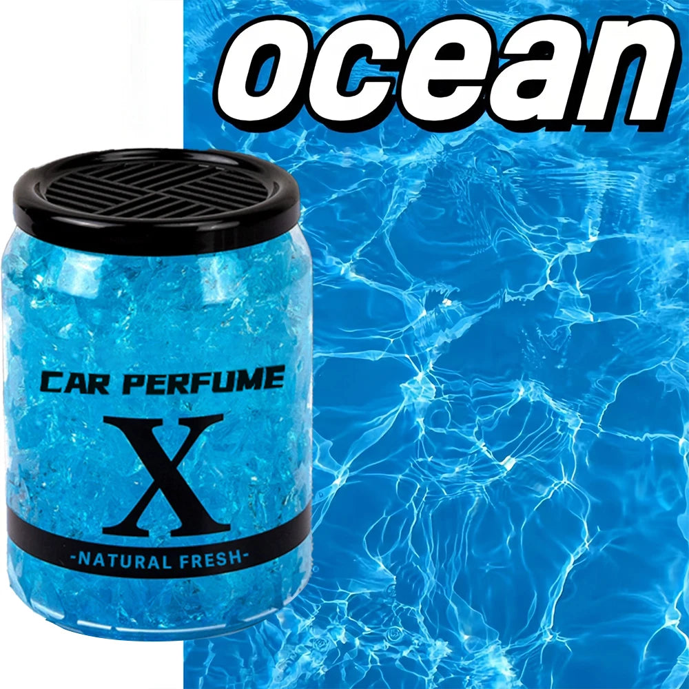 220g Solid Car Perfume Air Freshener Durable Deodorant Gel for Bedroom Living Room Bathroom Shoe Cabinet General Fragrance