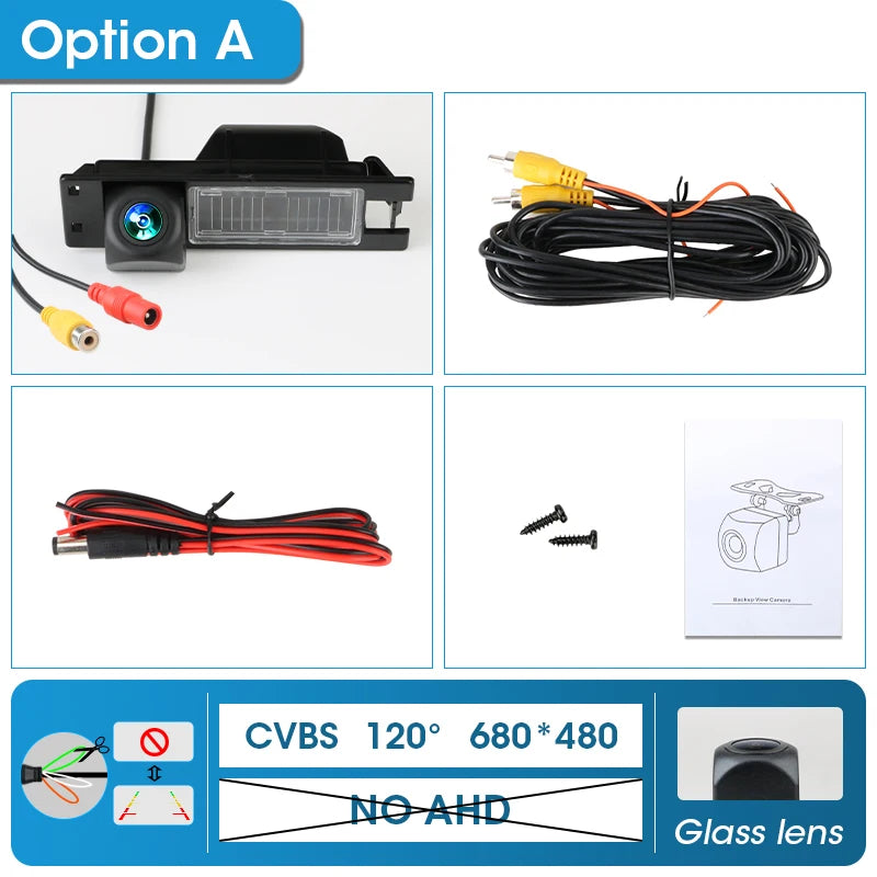 JMCQ AHD 1080P 175° Car Rear Camera Fisheye Lens With Bracket For Opel Astra H J Corsa D Meriva A Vectra C Zafira Insignia