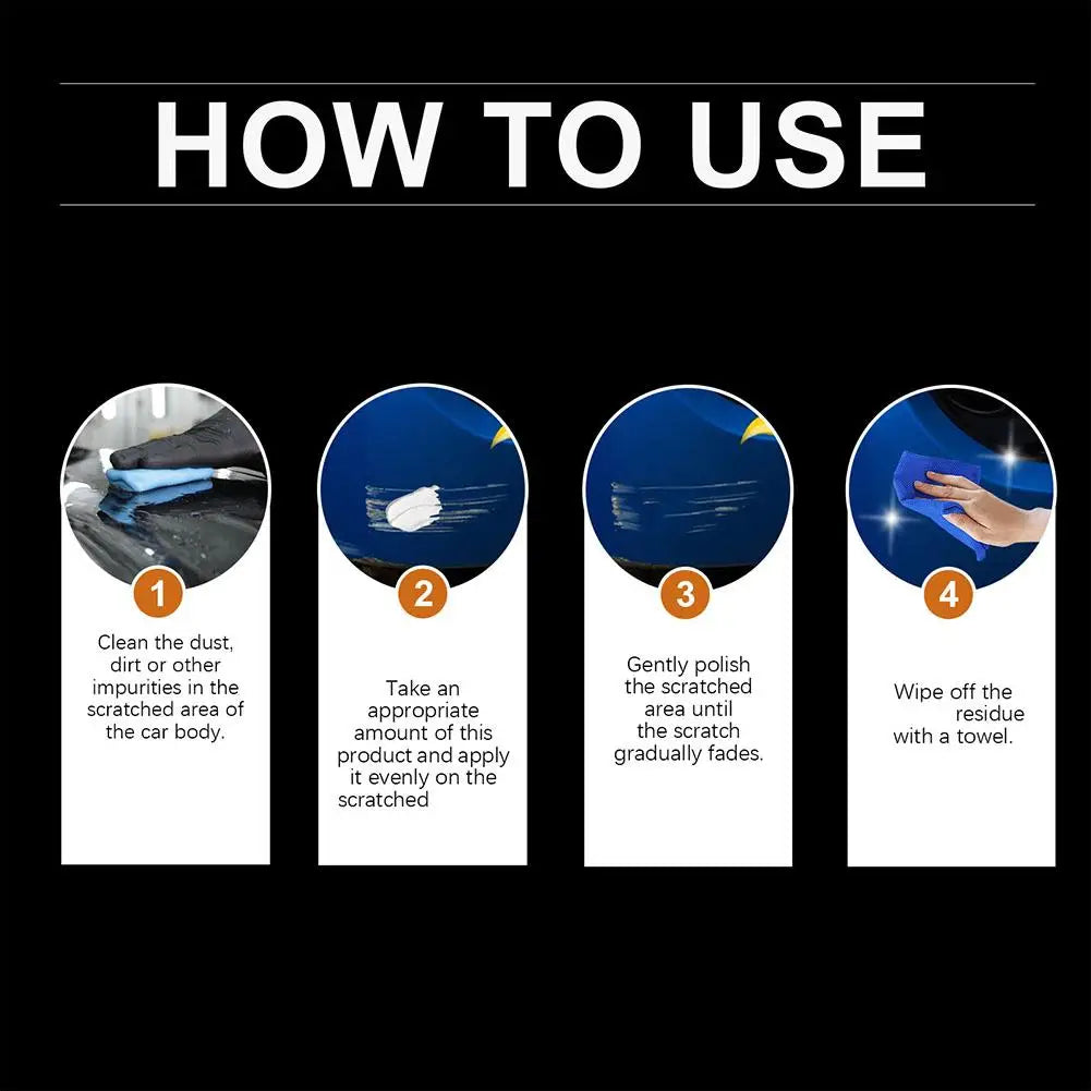 120g 1/2/3PCS Nexa Car Scratch Remover New Scratch Remover for Vehicles Car Paint Scratch Repair Paste Long-Lasting Protection