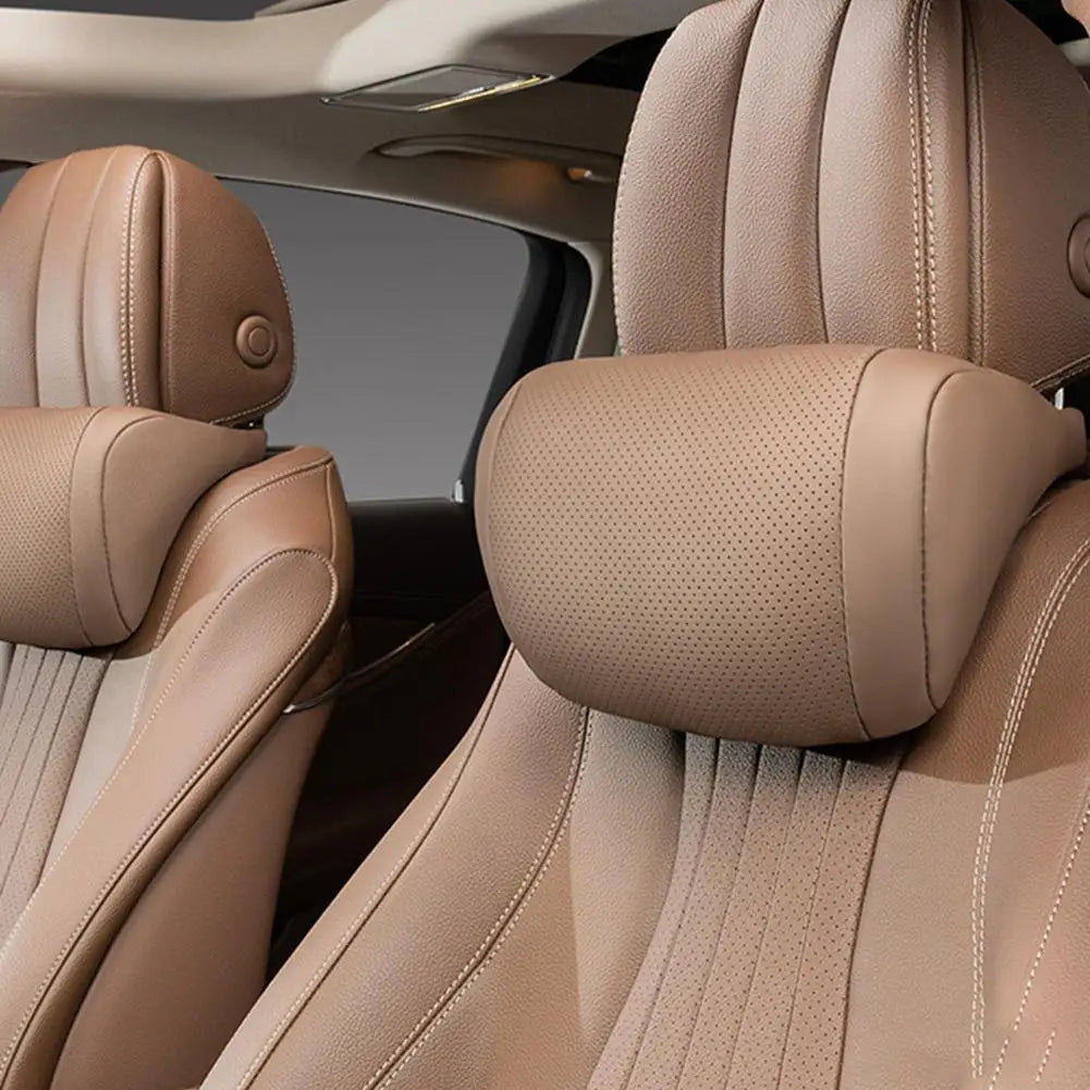 1/2Pcs 3D Car Neck Pillow Car Seat Headrest Pillow Auto Memory Cotton Protector Cushion For Universal Travel Car Head Support