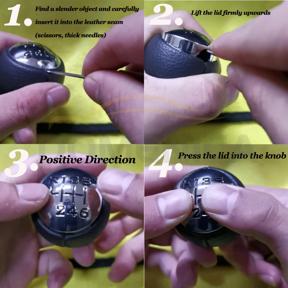 Car Accessories Auto Gear Shift Knob 5 6 Speed Interior Parts for Peugeot 307 308 3008 407 5008 807 for Citroen C3 C4 Lever Ball