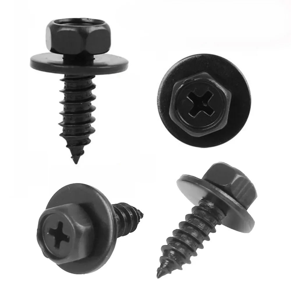 30 Pcs Bolt Retainer Fender Liner Under Cover Screw For Toyota 90159 60498 Wheel Arch Screw Retainer Fastener Clips