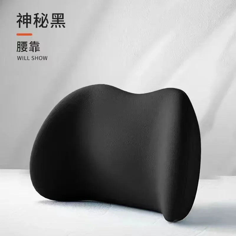 Car Headrest/Lumbar Support Car Neck Pillow Waist Cushion Driver Seat Backrest Car Cushion Driving Lumbar Support Waist Support