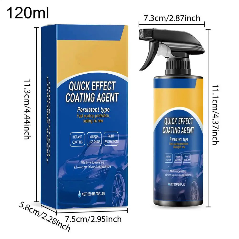 Ceramic Coating Spray for Vehicles Scratch Remover Agent for Car High Protection Long-Lasting Vehicles Coating Spray for Auto