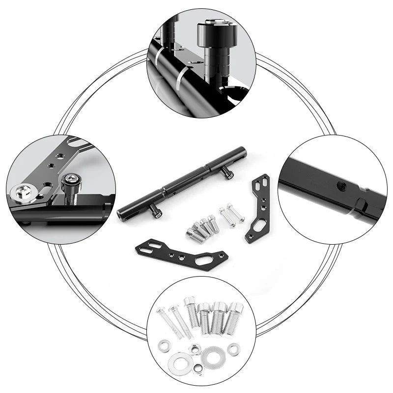 Motorcycle Strengthen CNC Multifunctional Cross Bar Adjustable Handlebar Balance Lever GPS Phone Holder for YAMAHA XMAX 250 300