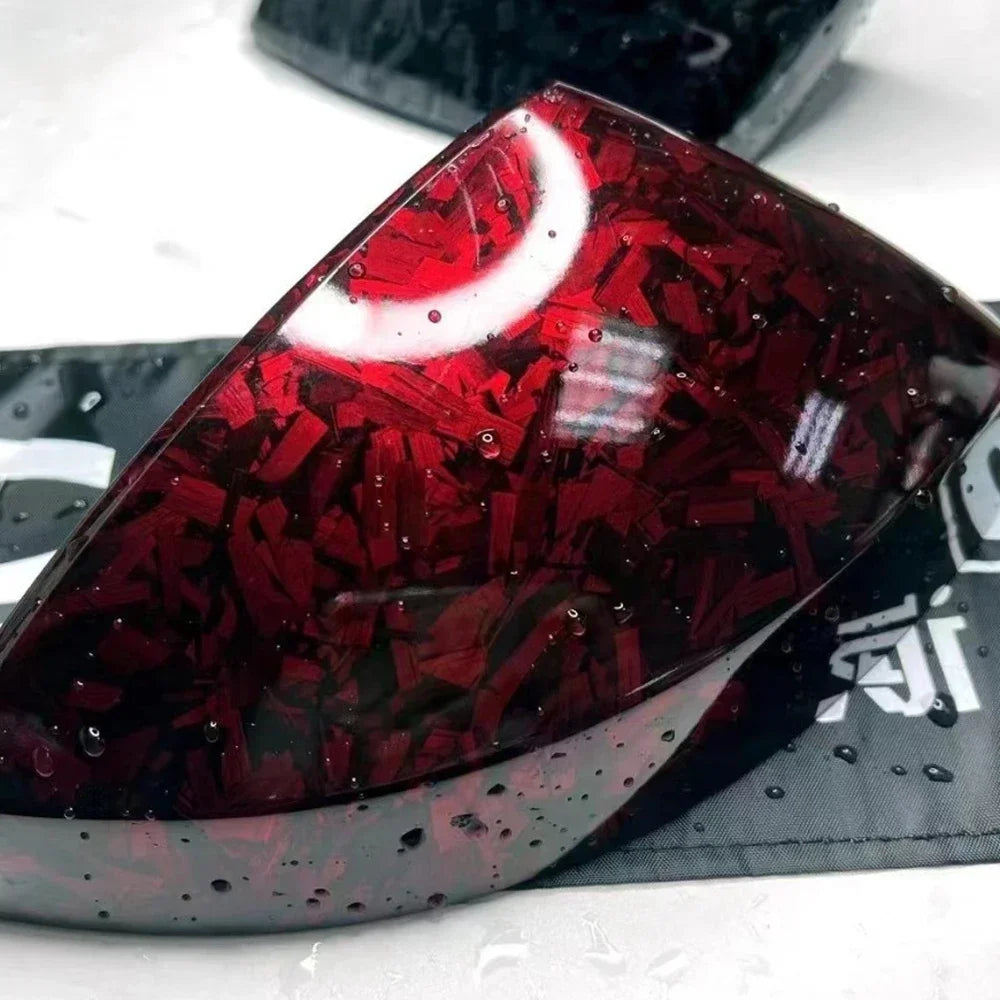 Car Sticker PET Forged Carbon Fiber Color Change Vinyl Film Bubble Free Wrapping Car Accessories Auto Self Adhesive Decals