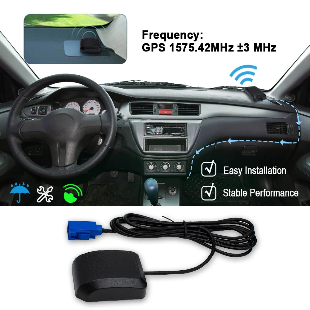 1/2/3/5/10/20pcs Universal Car GPS Antenna Waterproof for SMA/FAKRA-C Connector Vehicle GPS Receiver