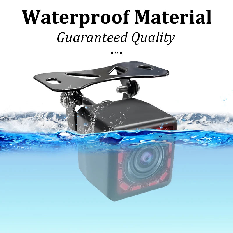 4-pin HD car rearview mirror Reversing 12LED infrared night vision camera Wide Angle 170 degree parking camera Car Accessories