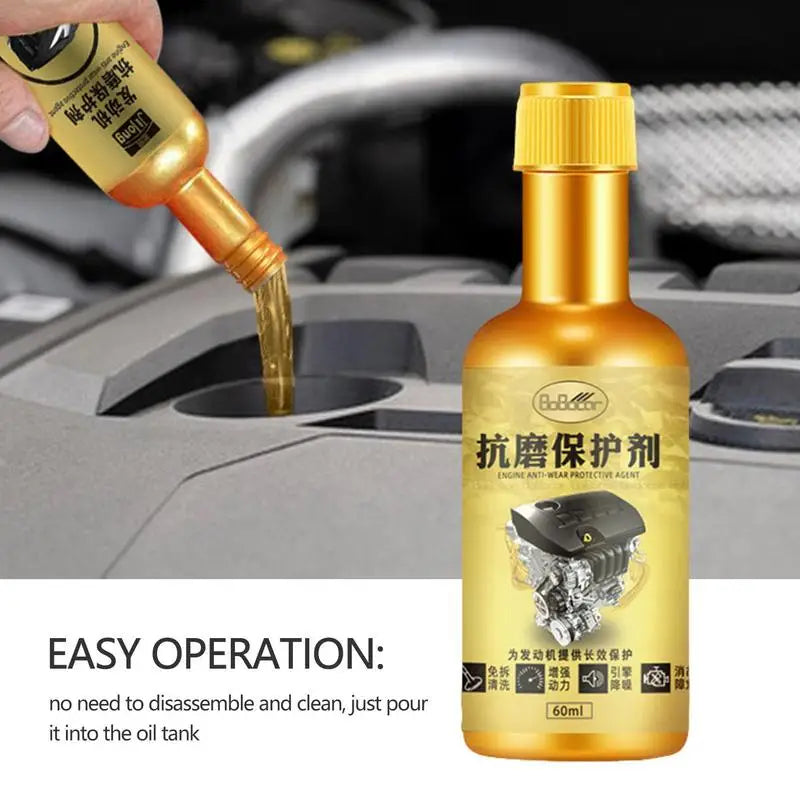 Car Engine Oil Engine Restore Additive 2.02oz Protection Oil For Auto Engine Restoration Anti-wear Engine Oil Noise Reduction