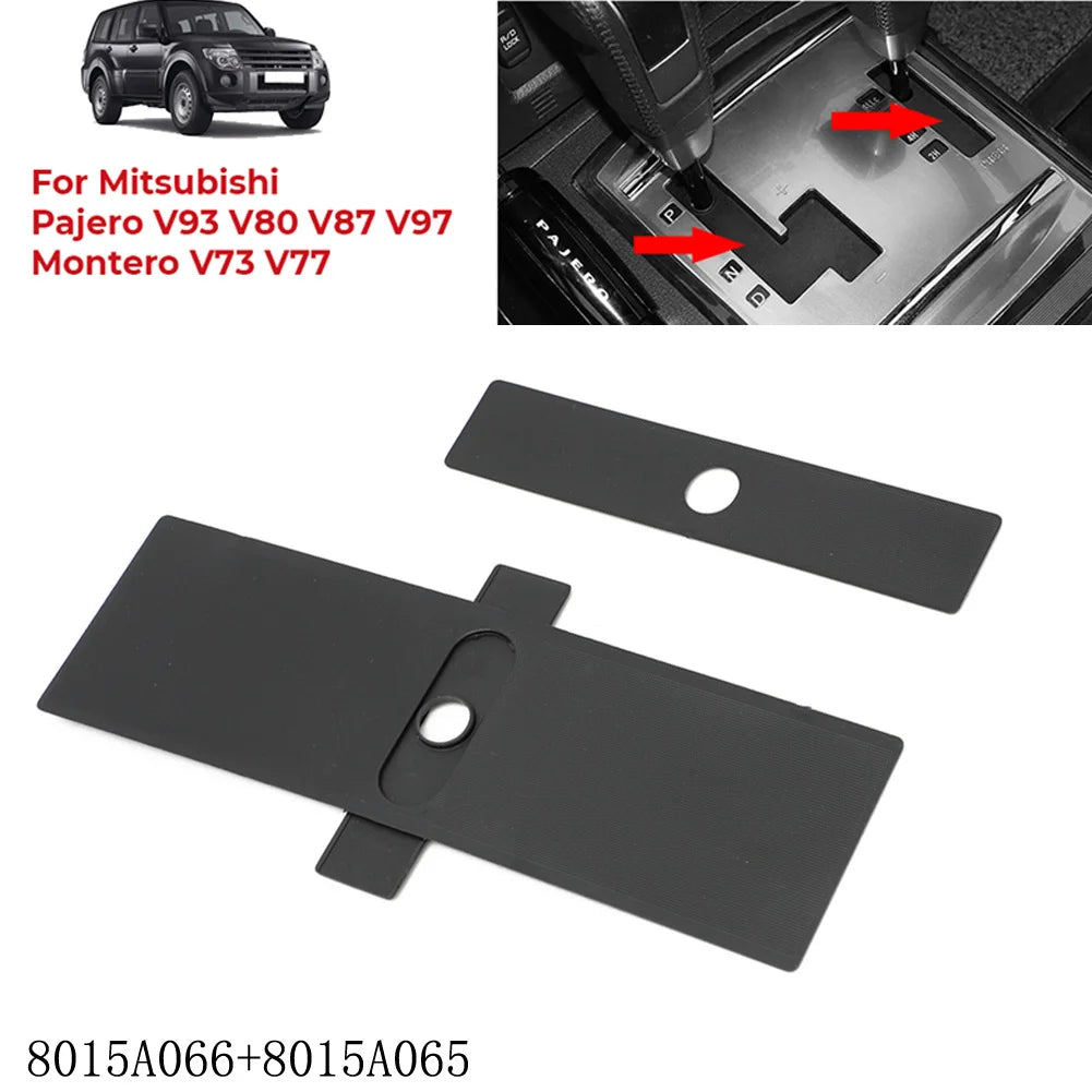 For Mitsubishi Gear Shift Panel Dust Covers Shift Lever Panel Trim Strips Rubber #8015A065 For Pajero V93 V80 V87