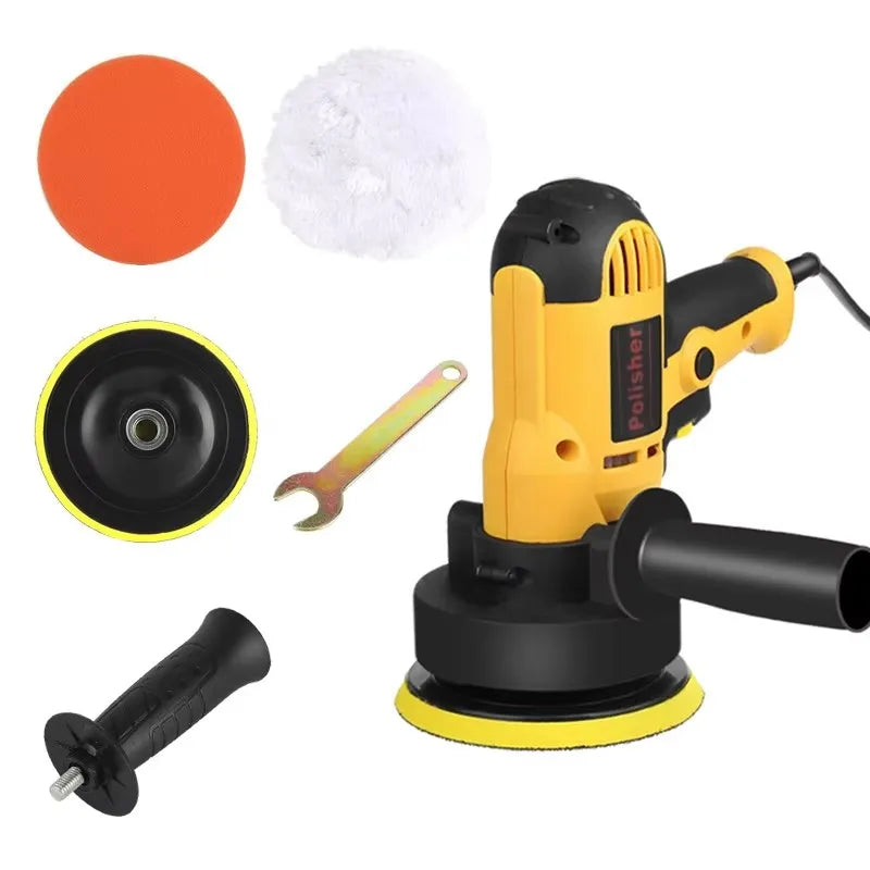 220V Electric Car Polisher Machine 3700rpm Adjustable Speed Car Polishing Machine Auto Sanding Waxing Tools Car Accessories